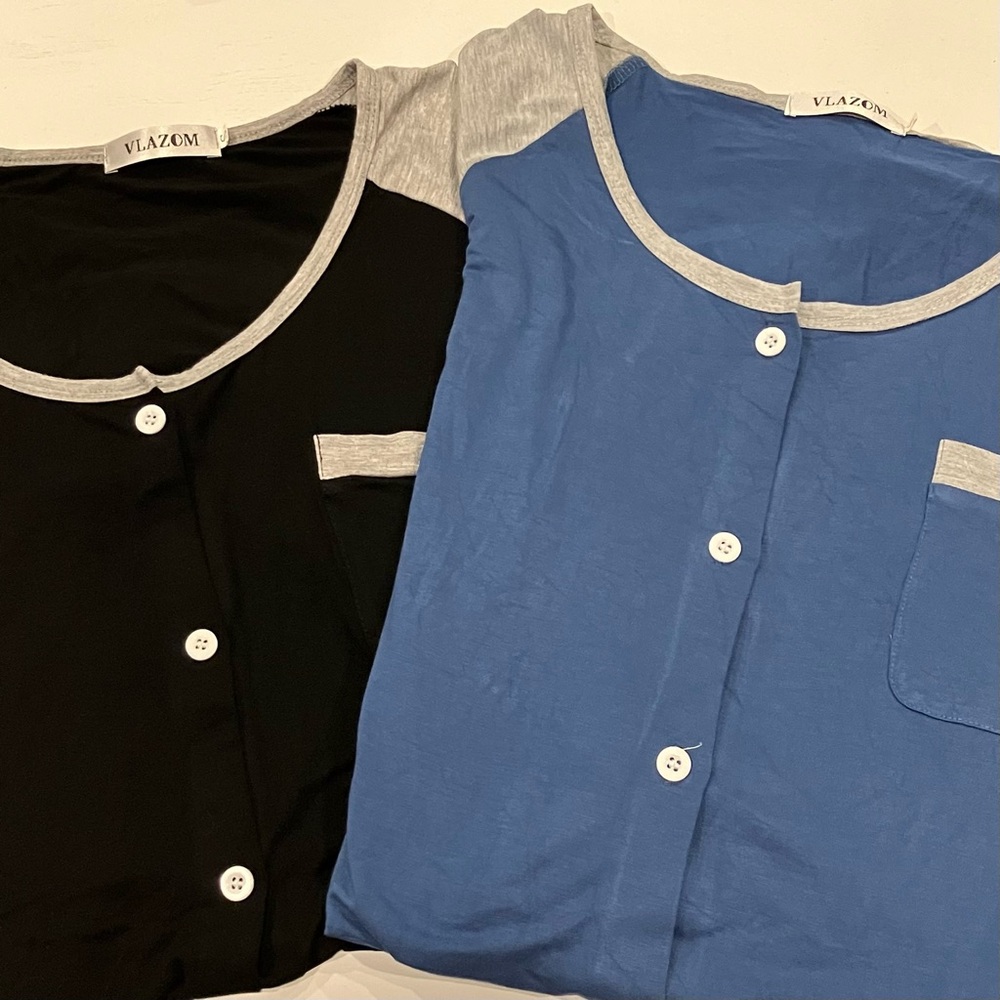 Vlazom | 2 T-Shirt Nightgowns with Pockets